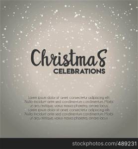 Christmas Celebrations Snow Background. Vector EPS10 Abstract Template background
