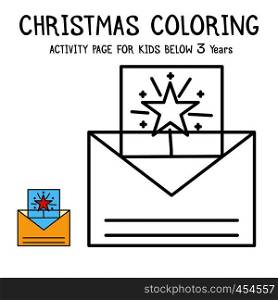 Christmas Coloring Actvity Book For Kids Below 3 Years