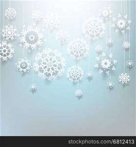 Christmas design with decorative snowflakes. EPS 10 vector. Christmas design with snowflakes. EPS 10