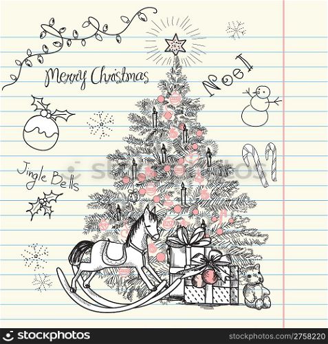 Christmas doodles