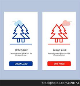 Christmas, Eco, Environment, Green, Merry Blue and Red Download and Buy Now web Widget Card Template