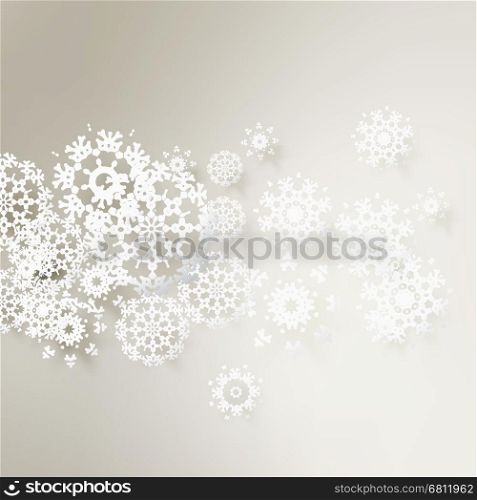 Christmas elegant background with snowflakes. And also includes EPS 10 vector. Elegant background with snowflakes. EPS 10