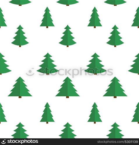 Christmas Flat Tree Seamless Pattern Background Vector Illustration EPS10. Christmas Flat Tree Seamless Pattern Background Vector Illustrat