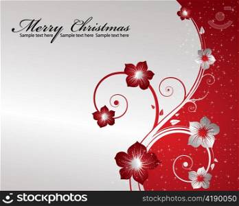 christmas floral background