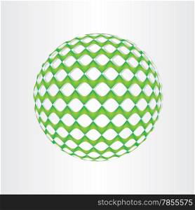 christmas green decoration ball abstract background design