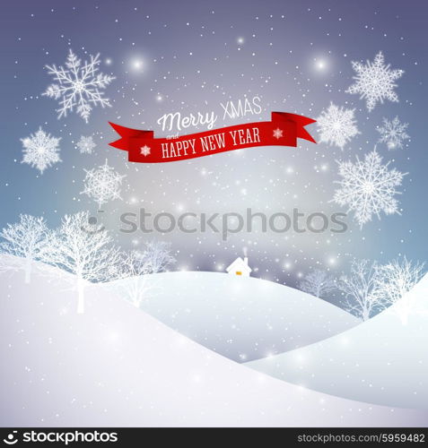 Christmas greeting card. Merry Xmas and happy New Year vector background. Christmas greeting card. Merry Xmas and happy New Year vector background.