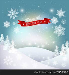 Christmas greeting card. Merry Xmas and happy New Year vector background. Christmas greeting card. Merry Xmas and happy New Year vector background.
