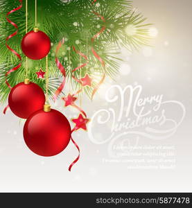 Christmas greeting card. Vector illustration EPS 10. Christmas greeting card. Vector illustration