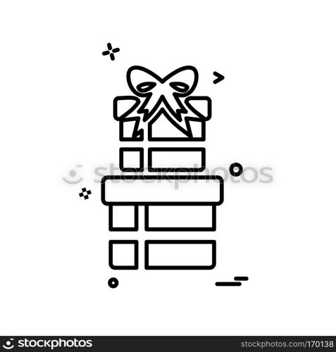 Christmas icon design vector