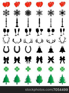 Christmas icons collection