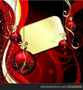 christmas label background