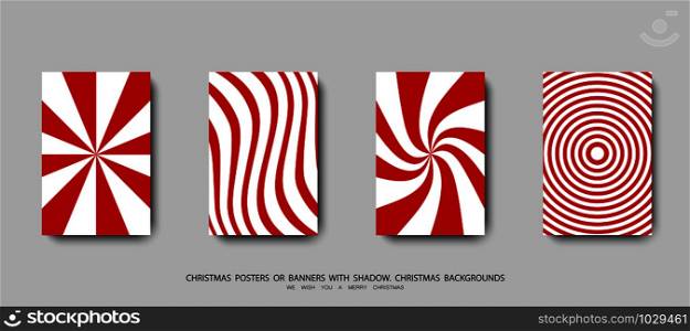 christmas mockup background. christmas posters or banners with shadow, isolated on grey background. christmas mockup background vector illustration