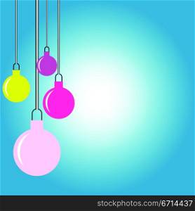 christmas ornament background - vector