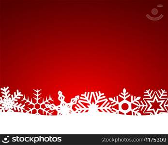 Christmas red background with snowflakes and lightand light. Christmas red background with snowflakes and light