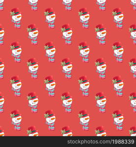 Christmas seamless pattern background. Vector illustration.