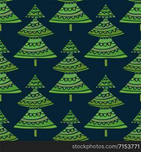 Christmas seamless pattern. Green trees printable background for new years decoration. Christmas seamless pattern. Green trees printable background for new years decoration.