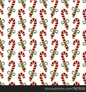 Christmas seamless pattern of candy canes. Bright New Year wrapping paper. Christmas seamless pattern of candy canes. Bright New Year wrapping paper.