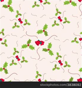 christmas seamless pattern with bells
