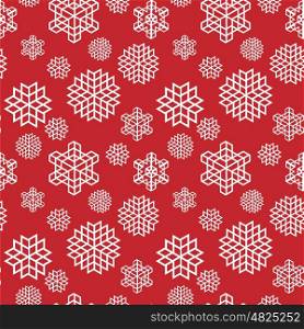 Christmas seamless snowflake retro vector patterns tiling. Endless texture can be used for printing onto fabric and paper or scrap booking, surface textile, web page background. New Year abstract shapes.