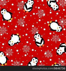 Christmas seamless winter pattern, vector abstract creative background.