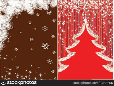 Christmas snowflakes background