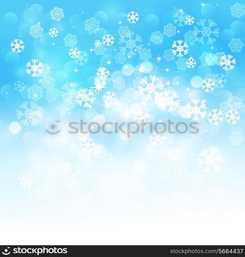 Christmas snowflakes background