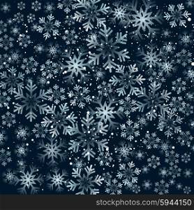 Christmas snowflakes background. Vector illustration. Abstract Christmas snowflakes background. Black color