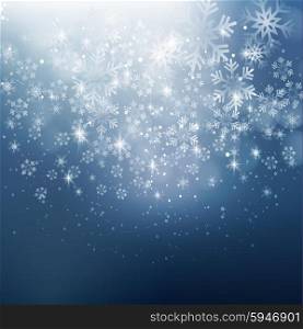 Christmas snowflakes background. Vector illustration. Abstract Christmas snowflakes background. EPS10