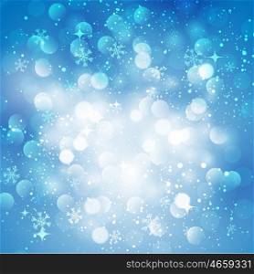 Christmas snowflakes background. Vector illustration. Abstract Christmas snowflakes background. Gray color