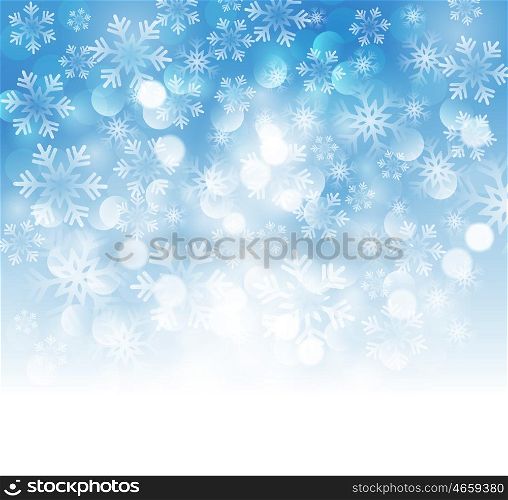 Christmas snowflakes background. Vector illustration. Abstract Christmas snowflakes background. Gray color