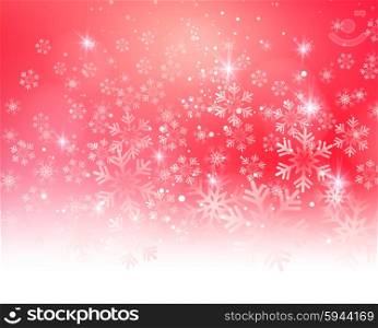 Christmas snowflakes background. Vector illustration. Abstract Christmas snowflakes background. Pink color