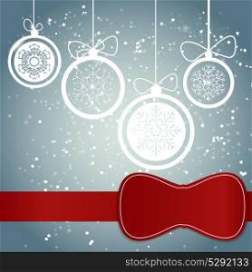 Christmas Snowflakes Background Vector Illustration. EPS10. Christmas Snowflakes Background Vector Illustration
