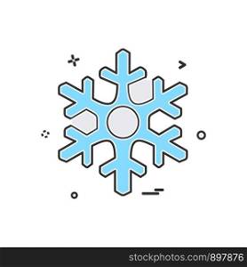 Christmas Snowflakes icon design vector