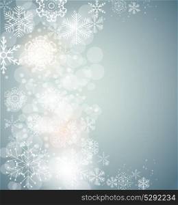 Christmas Snowflakes on Background Vector Illustration. EPS10. Christmas Snowflakes Background Vector Illustration