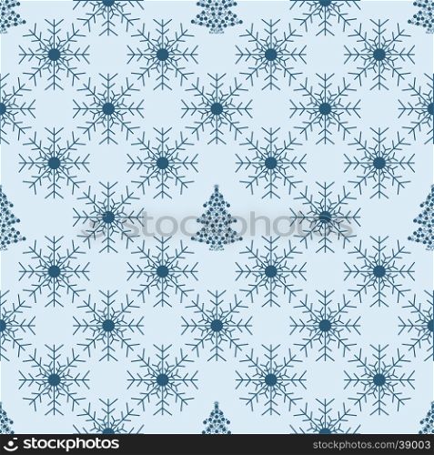 Christmas snowflakes seamless background.. Christmas snowflakes seamless background. New year pattern vector illustration.