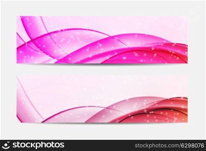 Christmas Snowflakes Website Banner and Card Wave Background. Vector Illustration. EPS10. Christmas Snowflakes Website Banner and Card Wave Background. Ve