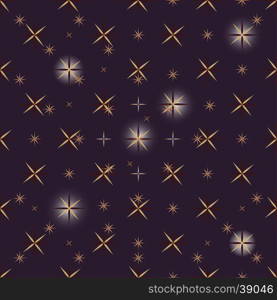 Christmas star background. New year vector illustration. . Christmas star background.