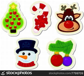 Christmas stickers