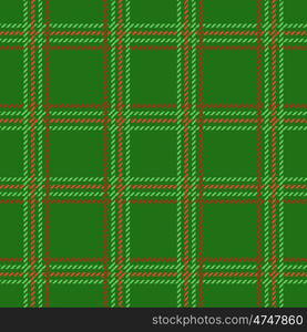 Christmas tartan seamless vector patterns in grin and red colors