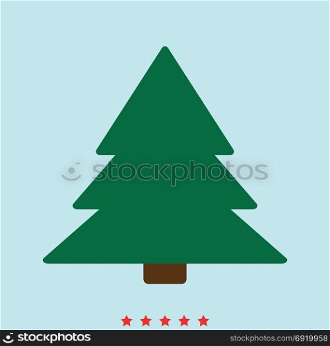Christmas tree icon .. Christmas tree icon .