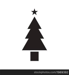Christmas tree icon vector design templates on white background