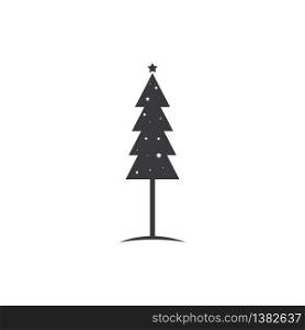 Christmas tree logo ilustration vector design