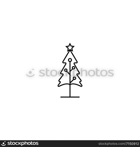 Christmas tree Logo Template vector symbol nature