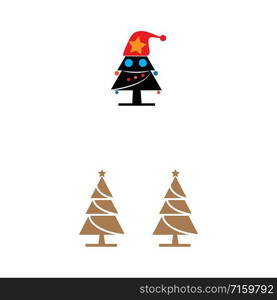 Christmas tree Logo Template vector symbol nature