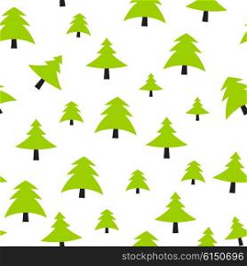 Christmas Tree Pattern Background Vector Illustration EPS10. Christmas Tree Pattern Background Vector Illustration
