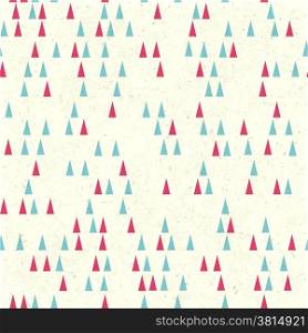 Christmas tree seamless pattern. Vector