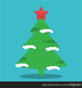 CHRISTMAS, TREE, SKY, 11, Vector, illustration, cartoon, graphic, vector