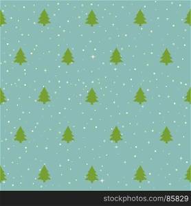 Christmas trees pattern