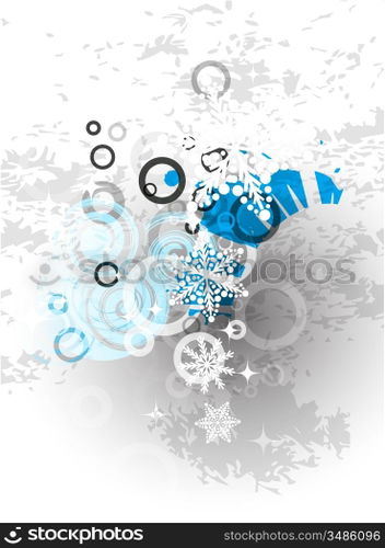 Christmas vector abstract background