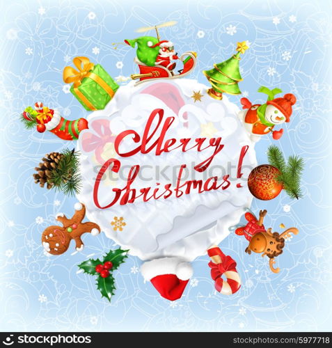 Christmas, vector background